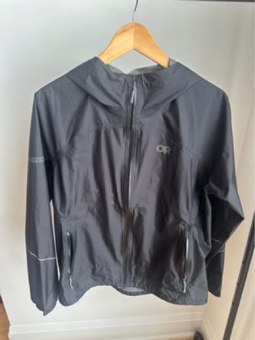 Outdoor Research Black Jacket with Red Trim